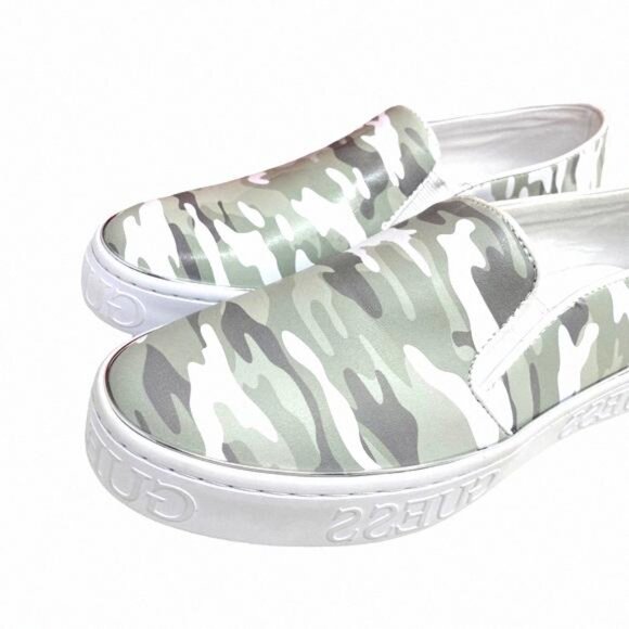 GUESS Gladis Floral Slip On Sneakers Women's GFGLADIS27 Synthetic White Size - Picture 7 of 8